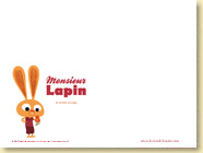 Monsieur Lapin et la carotte sauvage de Loïc Dauvillier et Baptiste Amsallem - Voir les 2 fonds d'écran
