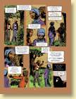 En chemin elle rencontre... L'excision, histoire en 6 pages écrites par Marie Moinard, dessinées par Charles Masson et mises en couleurs par Guy Raives - Extrait