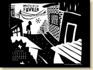 Octobre 2012 - Fond d'écran n°3 : Photo de la Favela de André Diniz, photos de Mauricio Hora (Des ronds dans l'O, juin 2012)